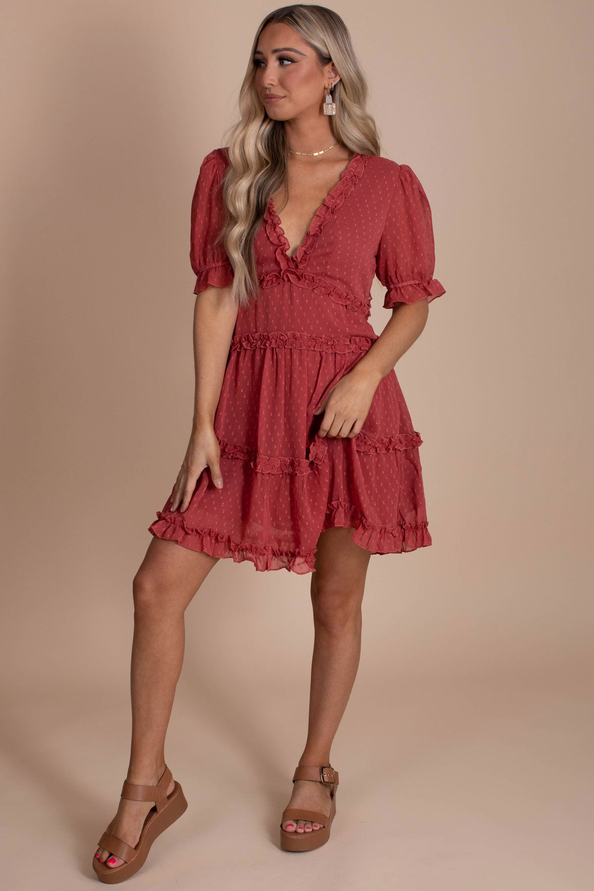 Red Boutique Dress for Women