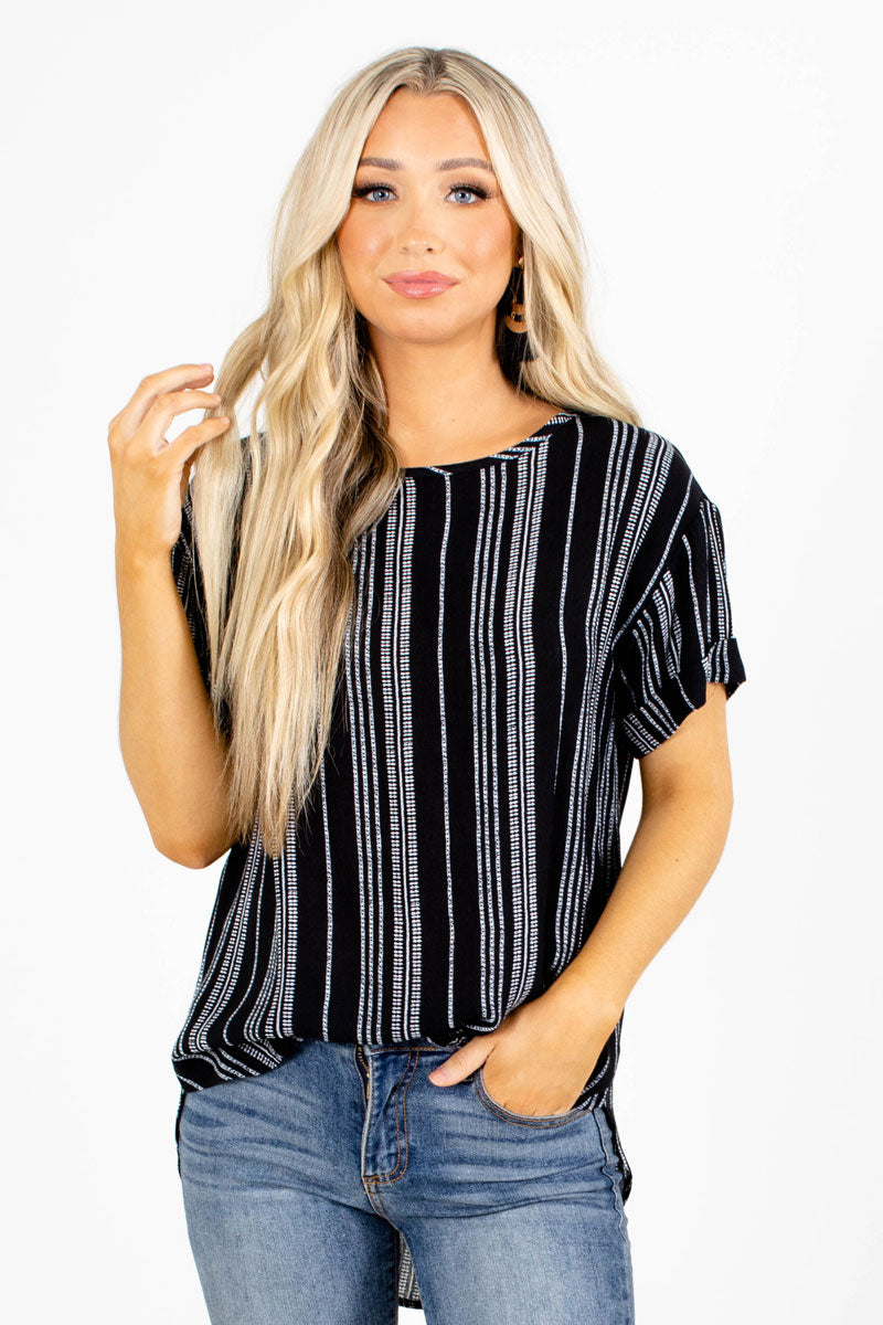 Here for the Applause Striped Blouse