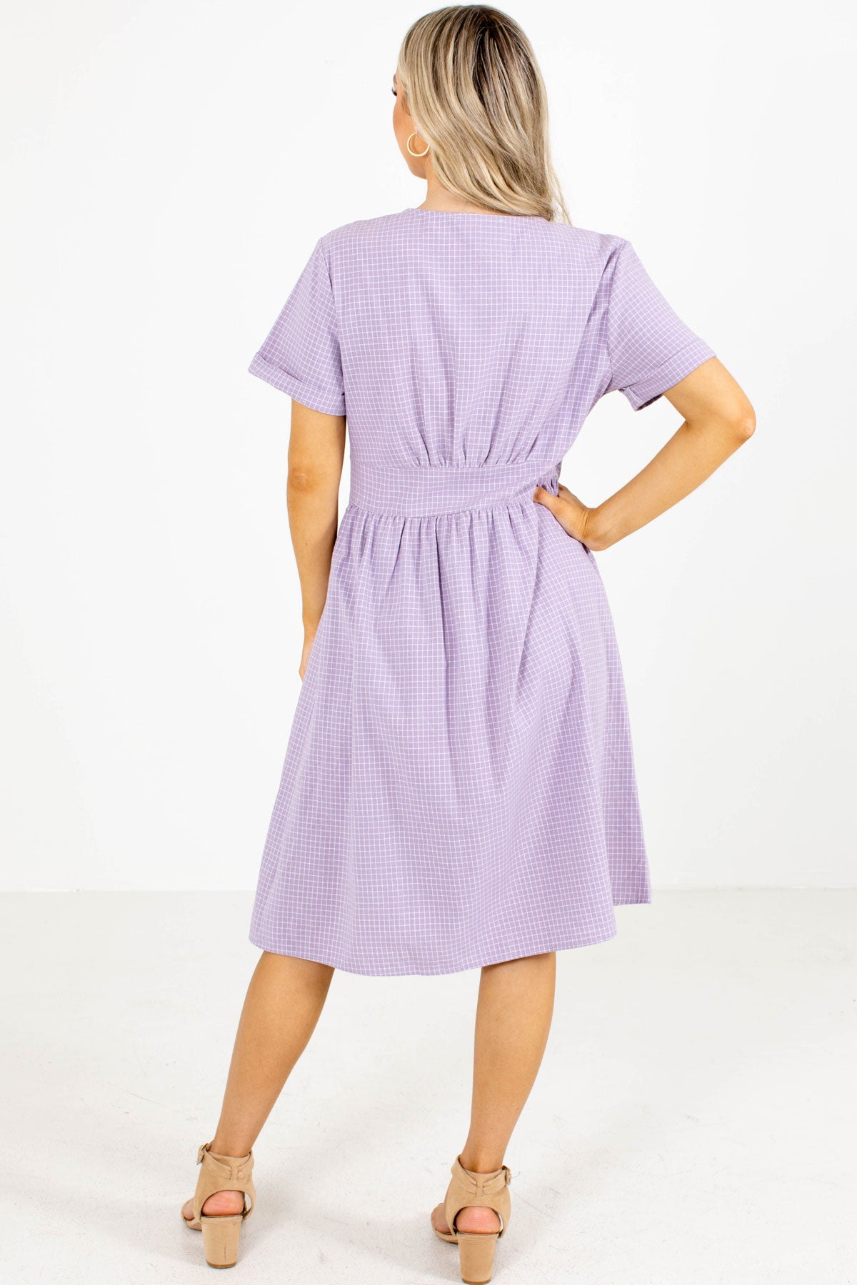 2021 Fashion Dress in Purple.