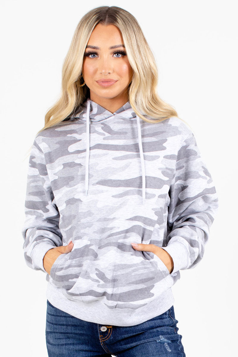 women's back to school outfit camo hoodie