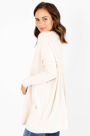 Cozy and Affordable Cream Sweater For Fall