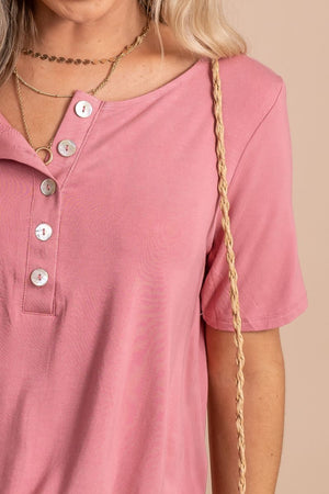 Loving Life Button Accent Top