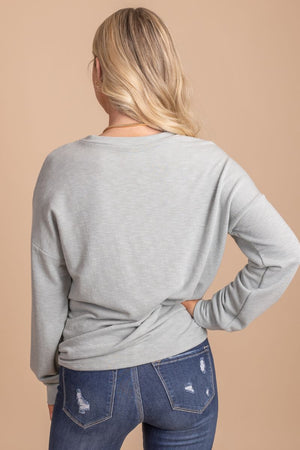 Missing Piece Long Sleeve Top