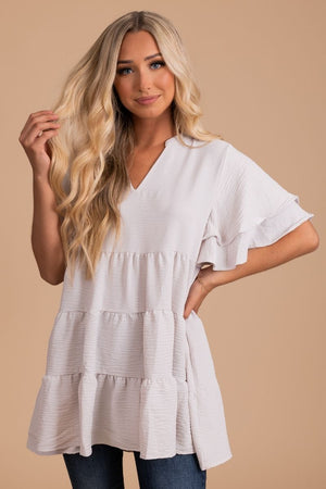 Slow Down Summer Tiered Blouse