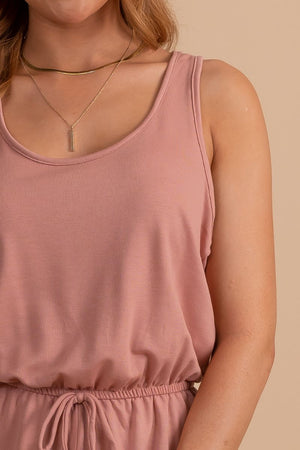 Silver Lining Tank Romper