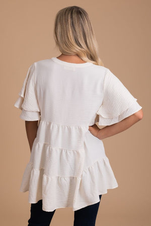 Slow Down Summer Tiered Blouse