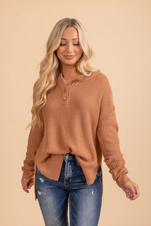 womens brown sweater