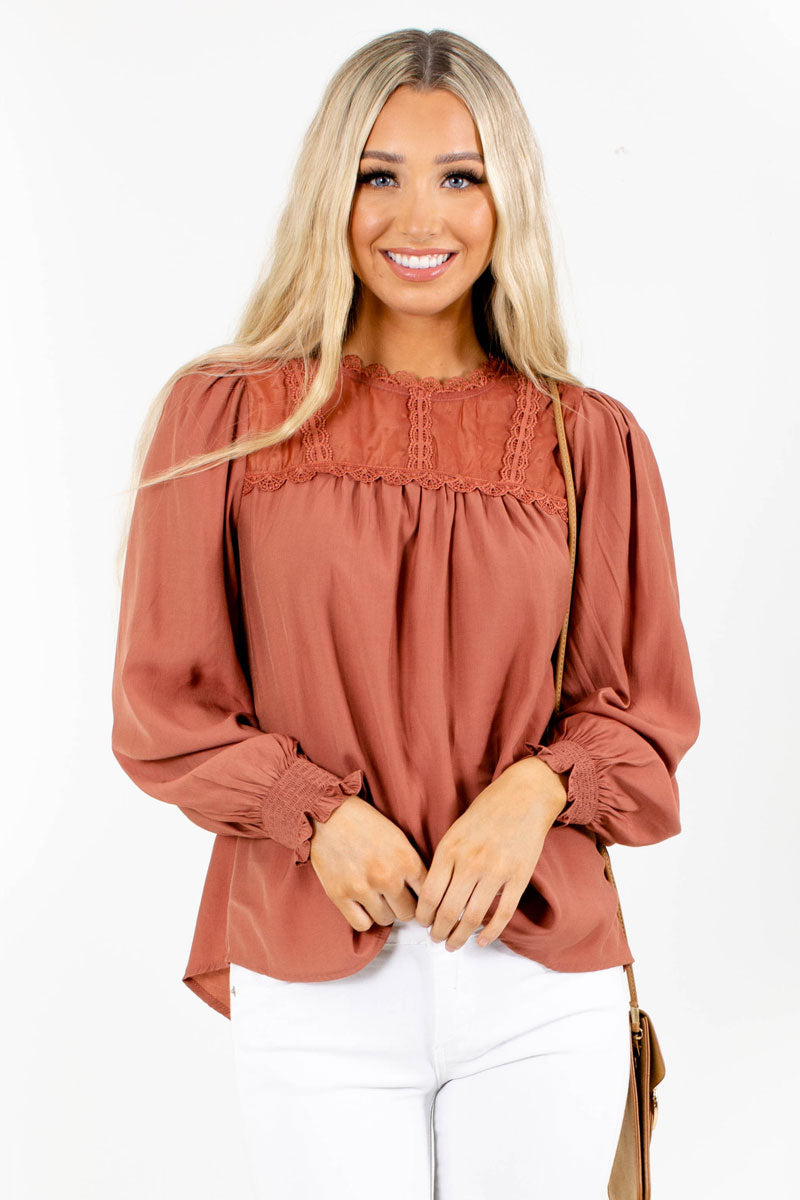 Perfect To Me Long Sleeve Blouse