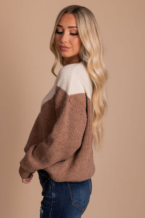 boutique affordable crewneck sweater