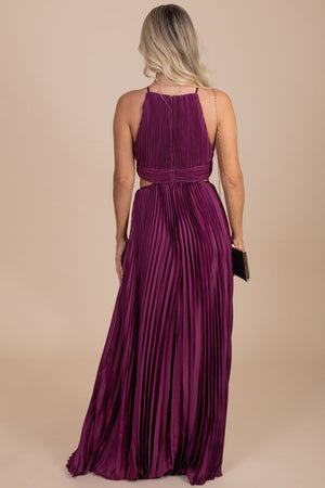 boutique purple maxi dress