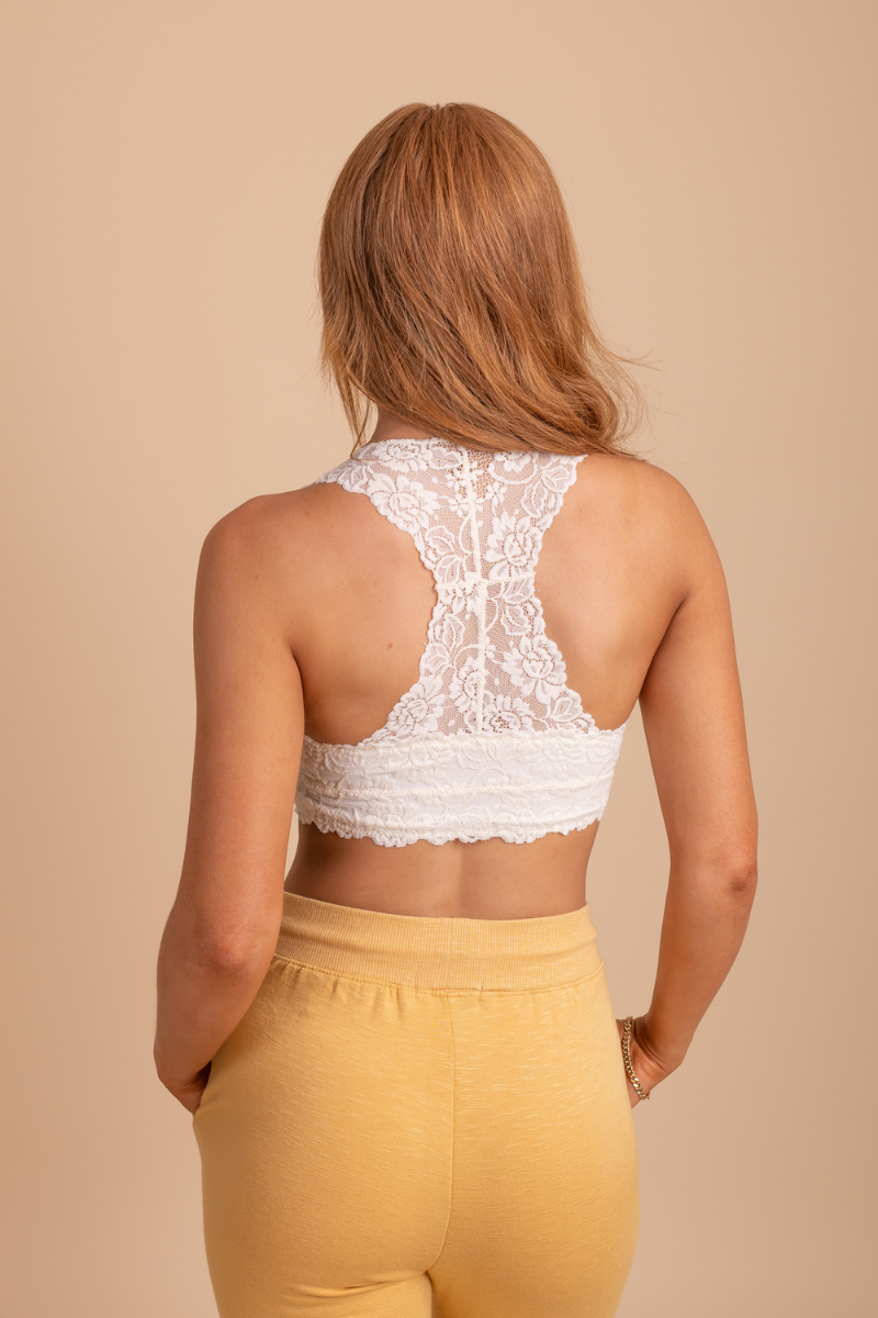 Galloon Lace Racerback  31 Comfy Bralettes to Wear All Day