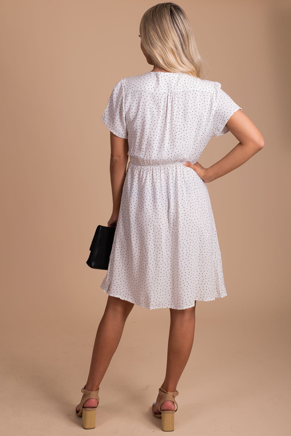 White Cute and Comfortable Boutique Mini Dresses for Women