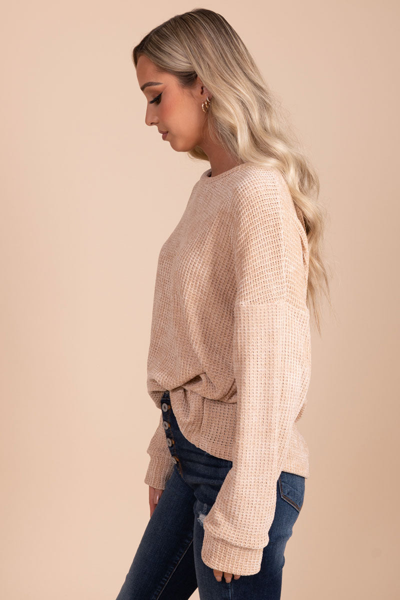 women's knit sweater for fall and winter