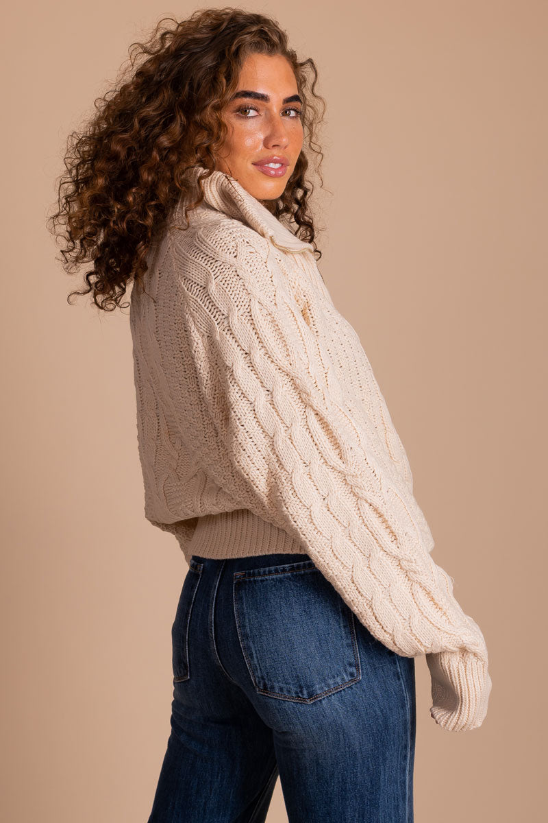 affordable boutique oversized sweater