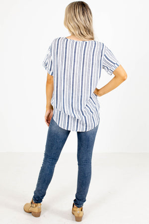 So Yesterday Striped Blouse