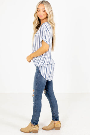 So Yesterday Striped Blouse