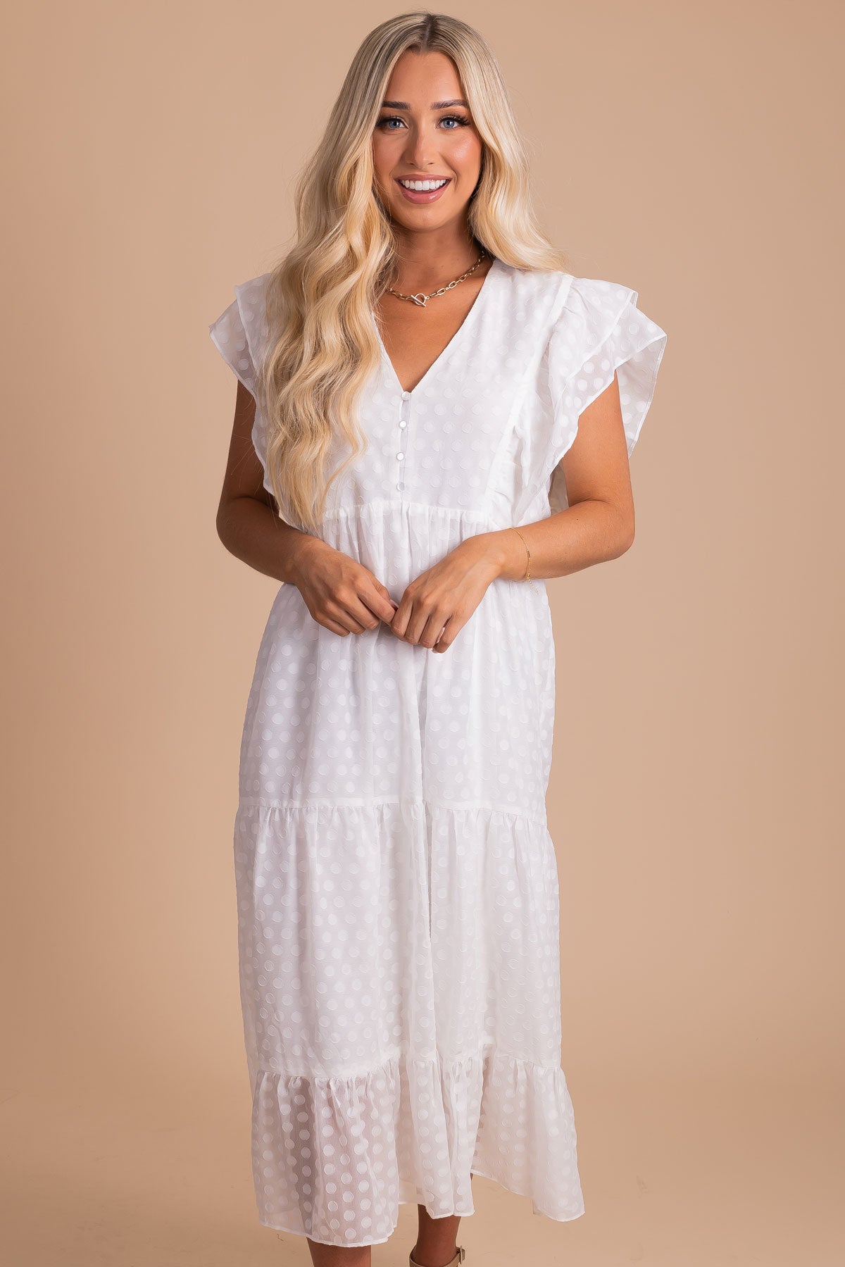 white special occasion maxi dress