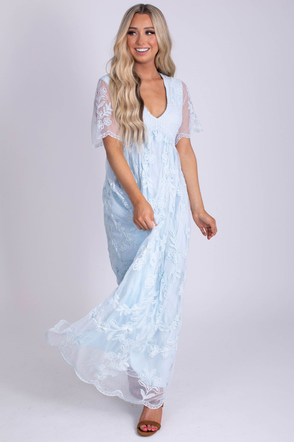 Lace Maxi Dress For Women