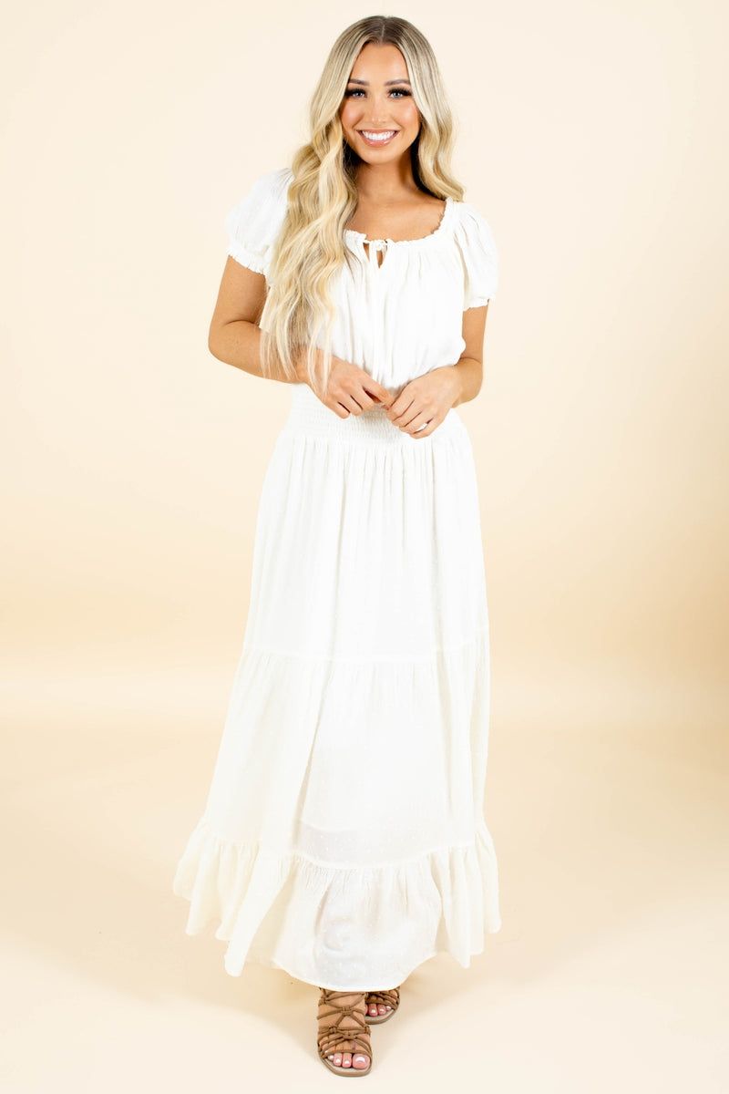 Forever In Love Maxi Dress - Off White