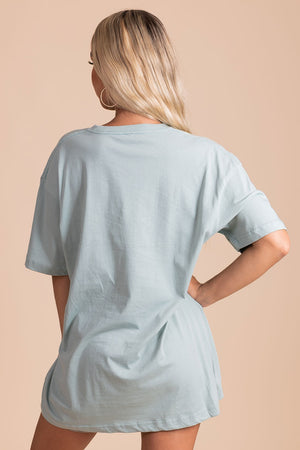 wildish things light green graphic tee